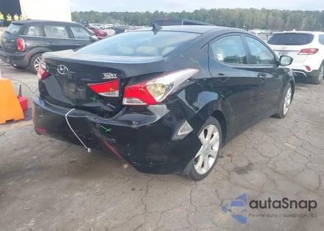 2012 Hyundai Elantra Limited (Ulsan Plant) from USA, damaged, VIN KMHDH4AE5CU246580